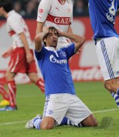 Fussball 1. Bundesliga  Saison 2010/2011:  Raul (FC Schalke 04)