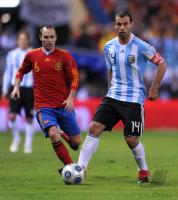 Fussball Nationalmannschaft : Spanien - Argentinien