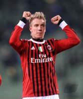 FUSSBALL SERIE A:  JUBEL Maxi Lopez (AC Mailand)