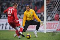 Fussball 1. Bundesliga  09/10  SV Werder Bremen - FC Bayern Muenchen