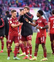 Fussball 1. Bundesliga Saison 21/22: FC Bayern Muenchen -  TSG 1899 Hoffenheim