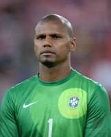 Fussball International Laenderspiel: Torwart JEFFERSON (Brasilien)