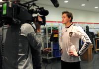 FUSSBALL Werbeaufnahmen Mercedes-Benz mit der Deutschen Fussball-Nationalmannschaft