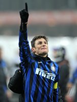 FUSSBALL International SERIE A 2011/2012:  JUBEL Javier Zanetti (Inter Mailand)