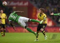 Fussball, 1. Bundesliga  Saison 2014/2015: SV Werder Bremen - Borussia Dortmund