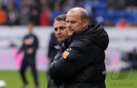 Fussball 1. Bundesliga  09/10   Trainer Thomas Schaaf  mit Sportdirektor Klaus Allofs (Werder)