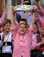 Fussball 1. Bundesliga :  JUBEL Franck Ribery (FC Bayern Muenchen)