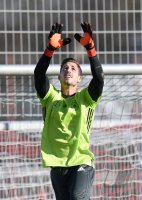 Fussball Training Deutsche Nationalmannschaft: Torwart Kevin Trapp (Deutschland)