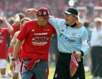 Fussball 1.Bundesliga 1. FC Kaiserslautern - FC Bayern Muenchen