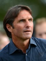 Fussball 1. Bundesliga :  Trainer Bruno Labbadia  (VfB Stuttgart)