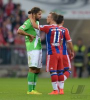 Fussball 1. Bundesliga Saison 14/15: FC Bayern Muenchen - VfL Wolfsburg