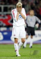 Fussball 1. Bundesliga: Leverkusen - Koeln, PODOLSKI und HELMES enttaeuscht