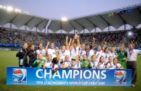 Fussball Frauen FIFA U 20  WM  2008   Finale   Korea DVR - USA