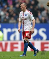 Fussball, 1. Bundesliga  Saison 2014/2015: Hamburger SV - FC Augsburg