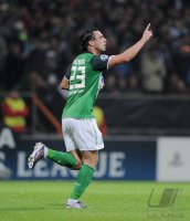 Fussball Champions League  Saison 2010/2011: Bremen - Tottenham