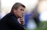 Fussball 3. Bundesliga : Trainer Klaus Augenthaler (Unterhaching)