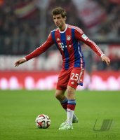 Fussball 1. Bundesliga Saison 14/15: FC Bayern Muenchen - FC Schalke 04