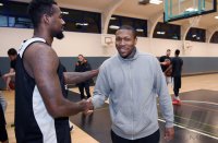 Basketball 1. Bundesliga 15/16 Hauptrunde: Trainer Tyron McCoy (Walter Tigers Tuebingen)