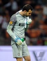 Fussball: Europa League Saison 2012/2013: Torwart Handanovic Samir (Inter Mailand)