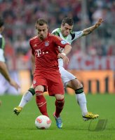 FUSSBALL DFB POKAL  Saison 2012/2013:  FC Bayern Muenchen - VfL Wolfsburg
