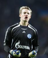 Fussball CHL  Achtelfinale:  JUBEL NEUER (Schalke)