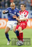 Fussball Uefa-Cup, Schalke - Metalurgs, Zweikampf