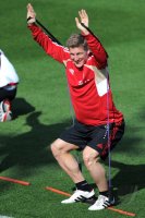 Fussball 1. Bundesliga 11/12: FC Bayern Muenchen Training in Doha