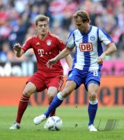 Fussball 1. Bundesliga, Saison 2011/2012:  FC Bayern Muenchen - Hertha BSC Berlin