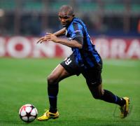 FUSSBALL  International CHL 09/10  : Samuel Eto'o , Eto  (Inter)
