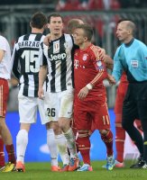 FUSSBALL INTERNATIONAL CHL VIERTELFINALE 12/13: FC Bayern Muenchen - Juventus Turin