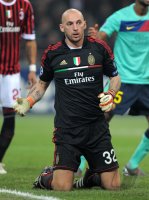 Fussball CHL  Saison 2011/2012:  Christian Abbiati (AC Mailand)