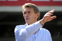 Fussball 3. Bundesliga : Trainer Klaus Augenthaler (Unterhaching)