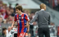 Fussball 1. Bundesliga Saison 14/15: FC Bayern Muenchen - VfL Wolfsburg