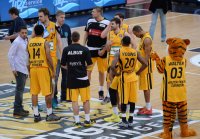 Basketball 1. Bundesliga 13/14:  Walter Tigers Tuebingen - FC Bayern Muenchen