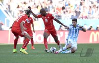 FUSSBALL WM 2014, ACHTELFINALE: Argentinien - Schweiz