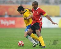FUSSBALL  Olympia 2008   Vorrunde  Maenner   Brasilien - Belgien