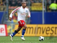 Fussball 1. Bundesliga: Hamburger SV, DE JONG Einzelaktion