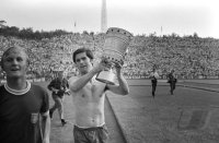 Fussball DFB Pokalfinale Saison 1968/1969:  Jubel Mueller
