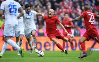 Fussball 1. Bundesliga Saison 2016/2017: FC Bayern Muenchen - TSG 1899 Hoffenheim