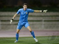 FUSSBALL INTERNATIONAL:  Torwart Costel PANTILIMON (Rumaenien)