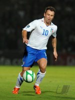 FUSSBALL INTERNATIONAL  EM 2012 - Qualifikation : Antonio CASSANO (Italien)