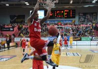 Basketball 1. Bundesliga 14/15 Hauptrunde:  Walter Tigers Tuebingen  - FC Bayern Muenchen