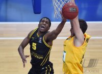 Basketball 1. Bundesliga 15/16 Hauptrunde: Walter Tigers Tuebingen - MHP RIESEN Ludwigsburg
