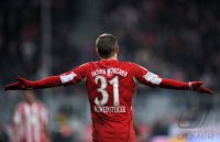 Fussball 1. Bundesliga : Bastian Schweinsteiger (FC Bayern Muenchen)