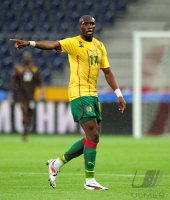 Fussball International Testspiel: Stephane Mbia (Kamerun)