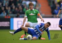 Fussball, 1. Bundesliga  Saison 2013/2014: SV Werder Bremen - Hertha BSC Berlin