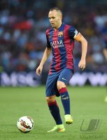 FUSSBALL International 2014/2015: Andres Iniesta (Barca)