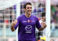 FUSSBALL SERIE A:  Jubel Gonzalo Rodriguez (AC Florenz)