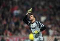 Fussball CHL  Saison 2010/2011: JUBEL Torwart Julio Cesar (Inter Mailand)