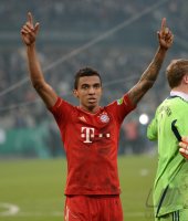 FUSSBALL  DFB POKAL SAISON  11/12  HALBFINALE: JUBEL FC Bayern Muenchen